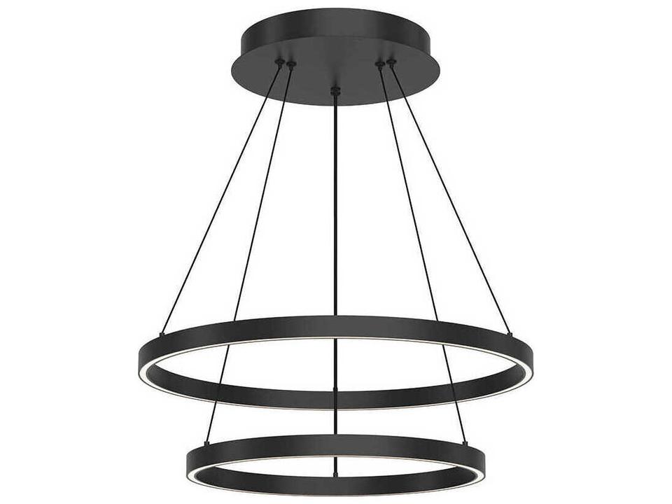 Cerchio Black Round Chandelier