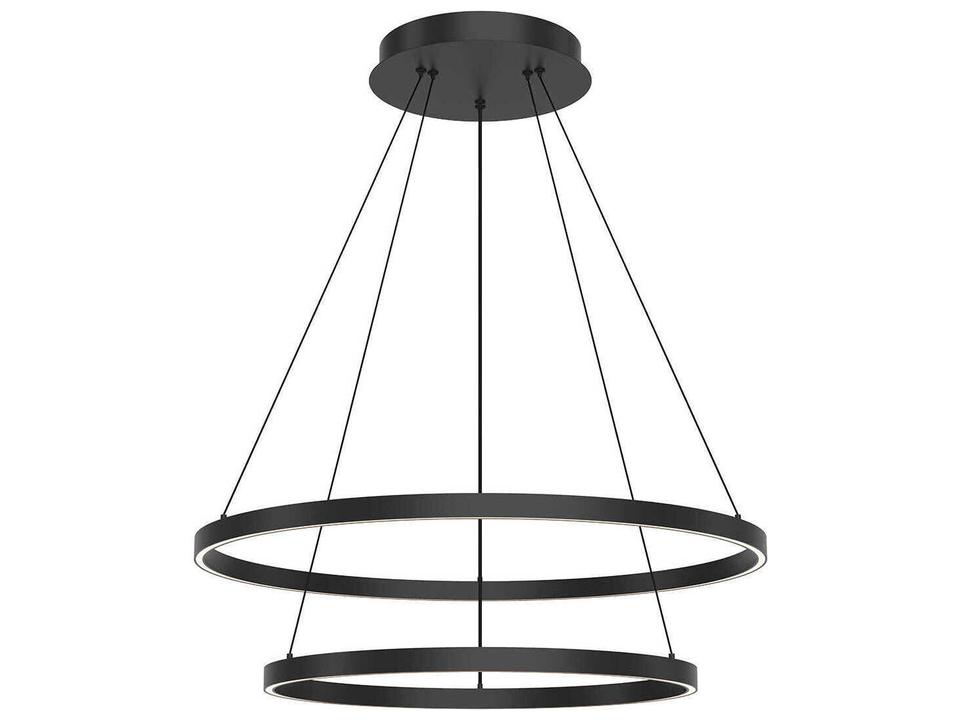 Cerchio Black Round Chandelier