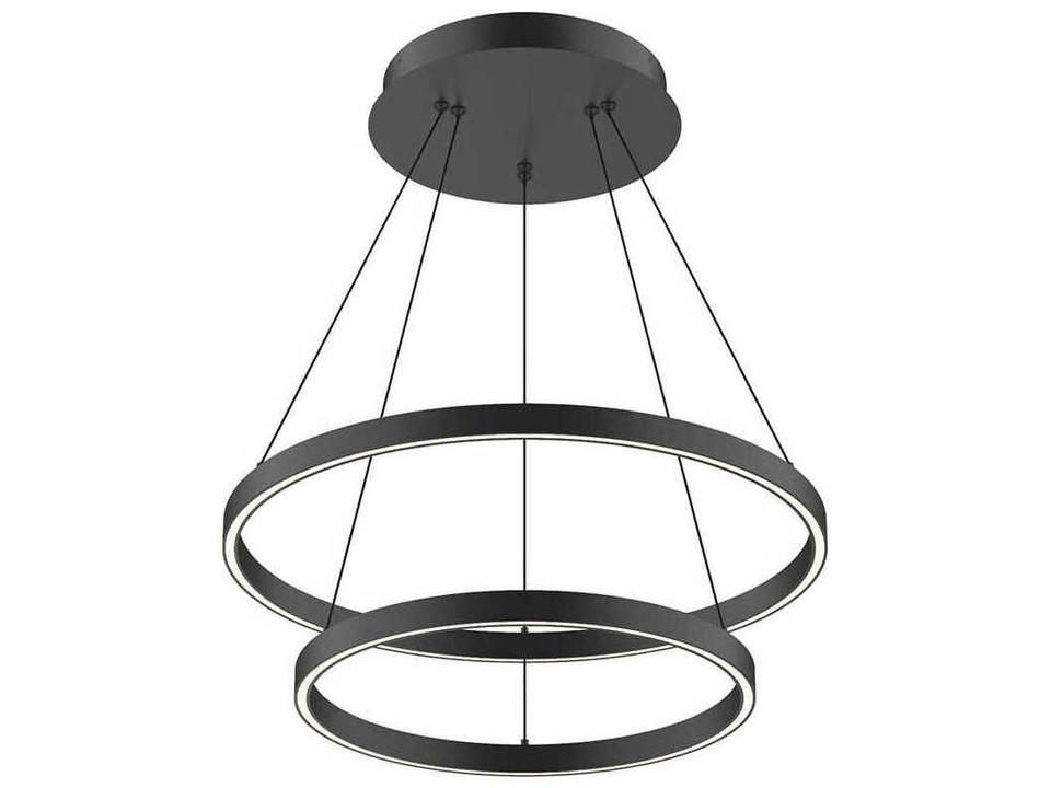 Cerchio Black Round Chandelier