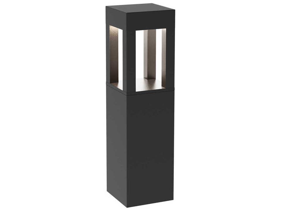 Sonoma 24-Inch Die-Cast Aluminum LED Exterior Bollard in Black