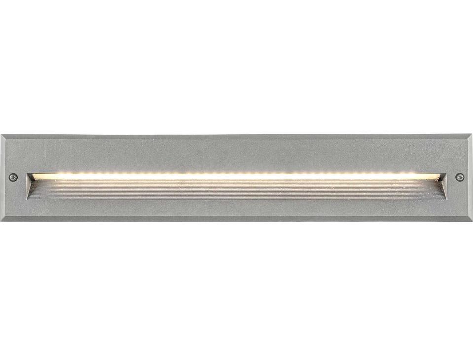 Newport 1-Light Integrated LED Outdoor Wall Light in Gray