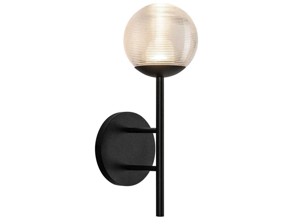 Claremont 13 Inch 1-Light Integrated LED Outdoor Wall Light in Matte Black