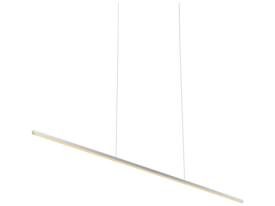 Vega Minor Brushed Nickel Linear Island Pendant