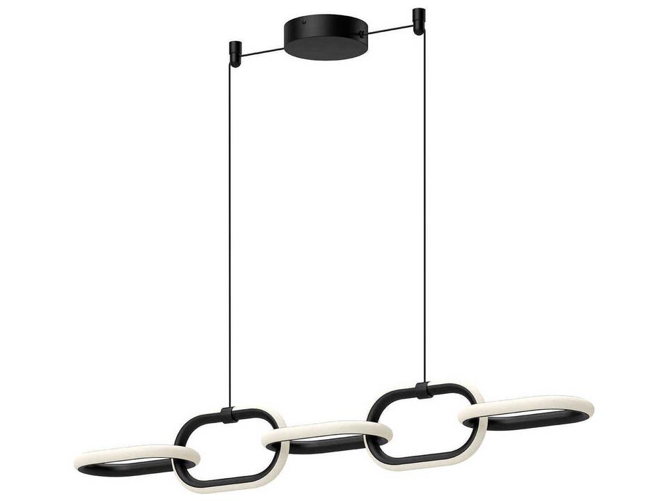 Airen Black Geometric Island Pendant