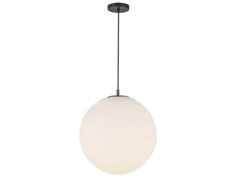 Marco 1-Light Black Globe Pendant