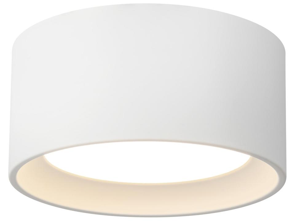 Uma White Cylinder Flush Mount