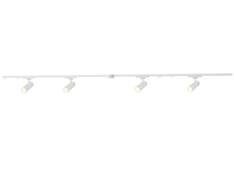 Paolo White Cylinder Track & Rail Light