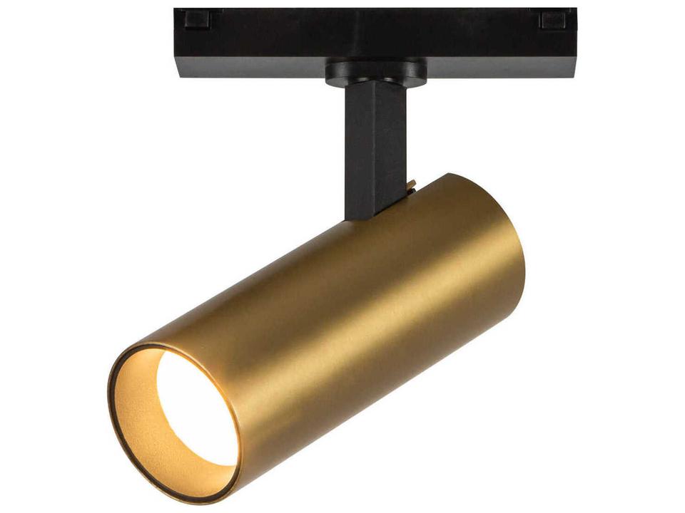 Paolo Brushed Gold Cylinder Trilo Track Directional Light