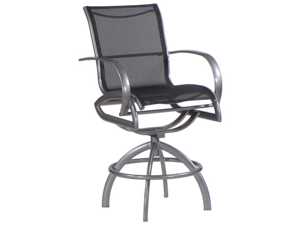 Modone Aluminum Swivel Outdoor Patio Bar Stool