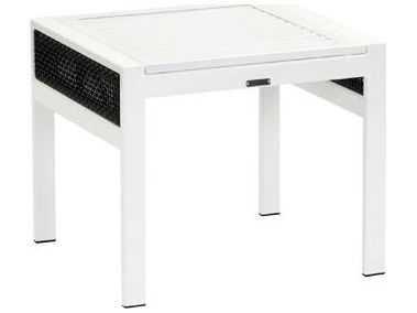 Parkview Woven Wicker 18-Inch Square Side Table