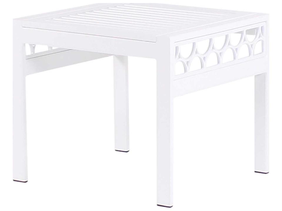 Parkview Cast Aluminum 18-Inch Square Side Table