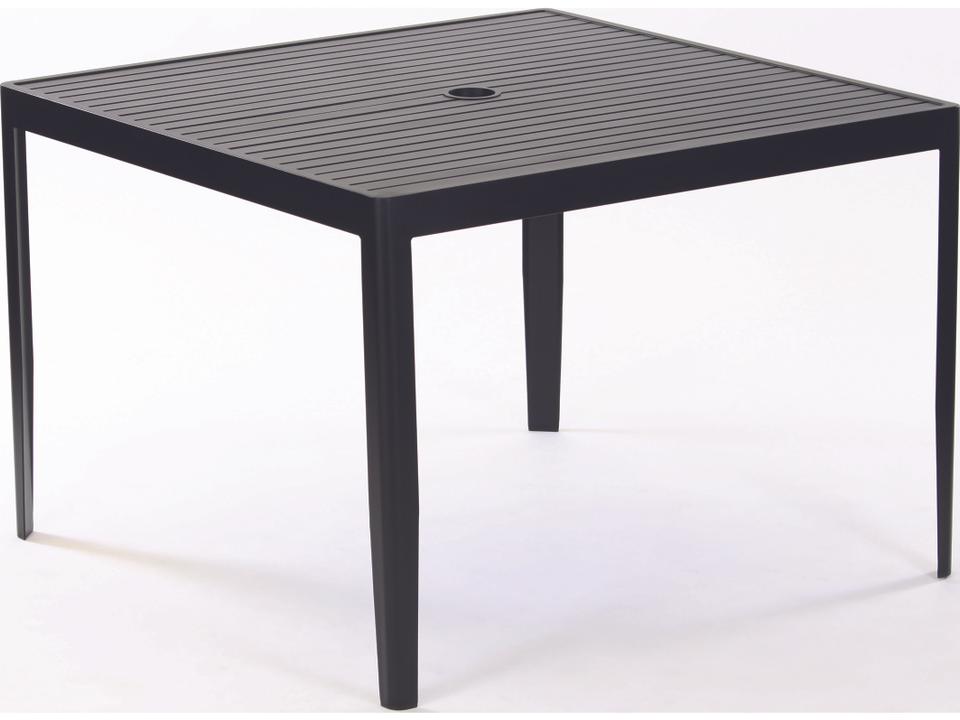 Serene Square Outdoor Dining Table with Hole