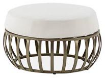 Ella Aluminum Cushion Outdoor Patio Ottoman