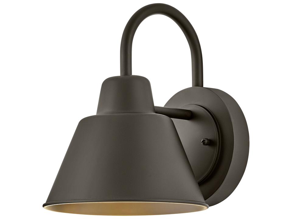 Wes 1-Light Outdoor Wall Sconce in Oil Rubbed Bronze