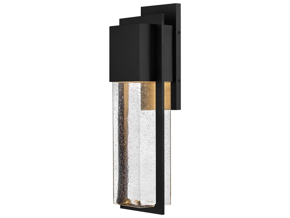 Alex 1-Light Outdoor Wall Light in Black