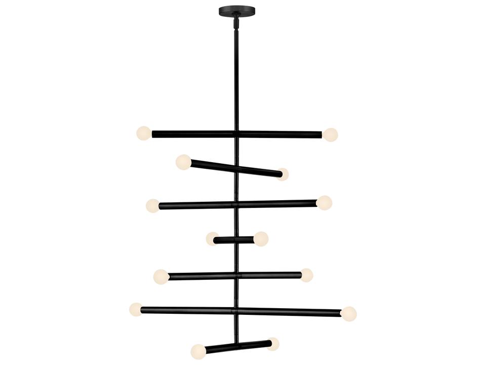 Millie 14-Light Black Chandelier