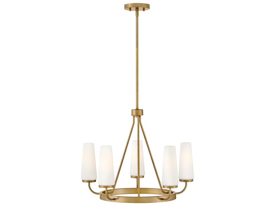 Selma 5-Light Gold Chandelier