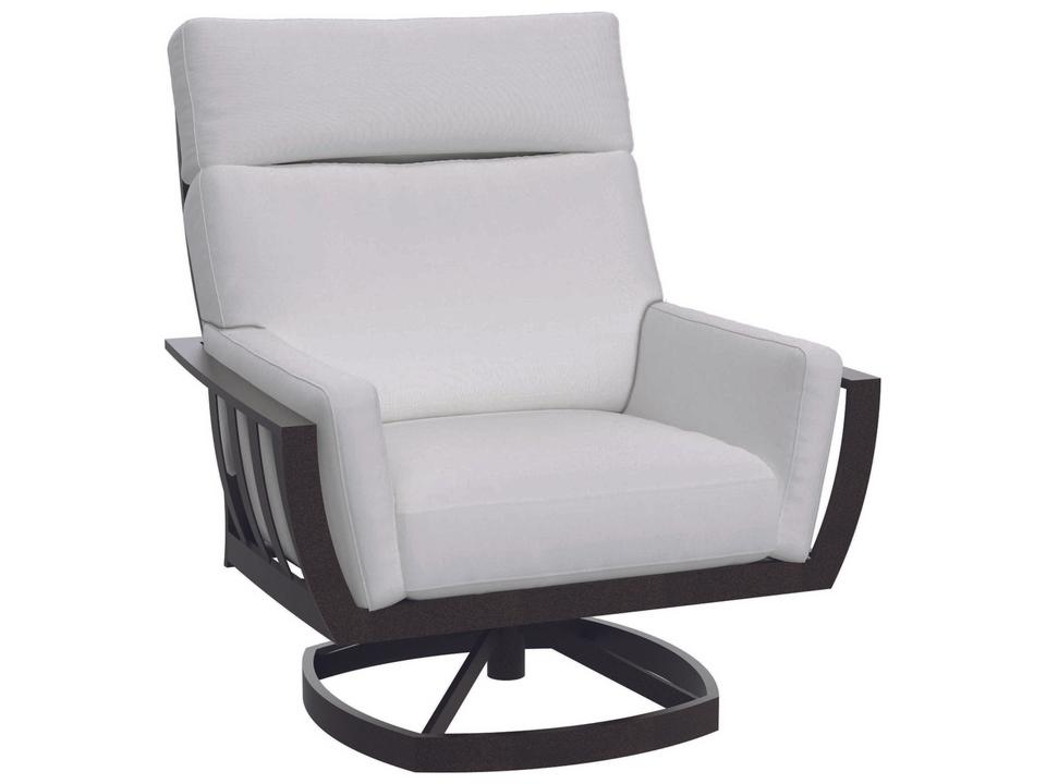 Smith Lake Aluminum Luxe Swivel Rocker Outdoor Lounge Chair