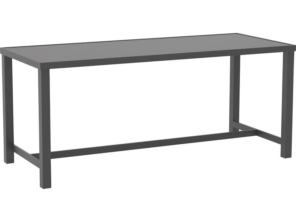 Bonavista Aluminum 84" Counter Table- Slat Top