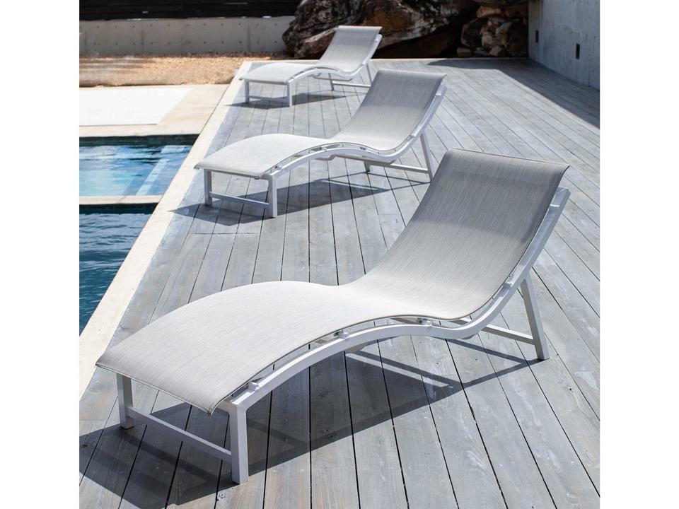 Escape Sling Aluminum Patio Lounge Set