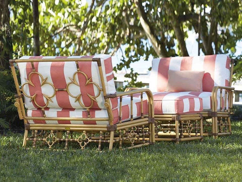 Mimi By Celerie Kemble Aluminum Cushion Patio Lounge Set