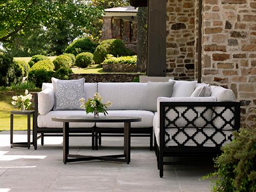 Willow Aluminum Cushion Outdoor Lounge Set
