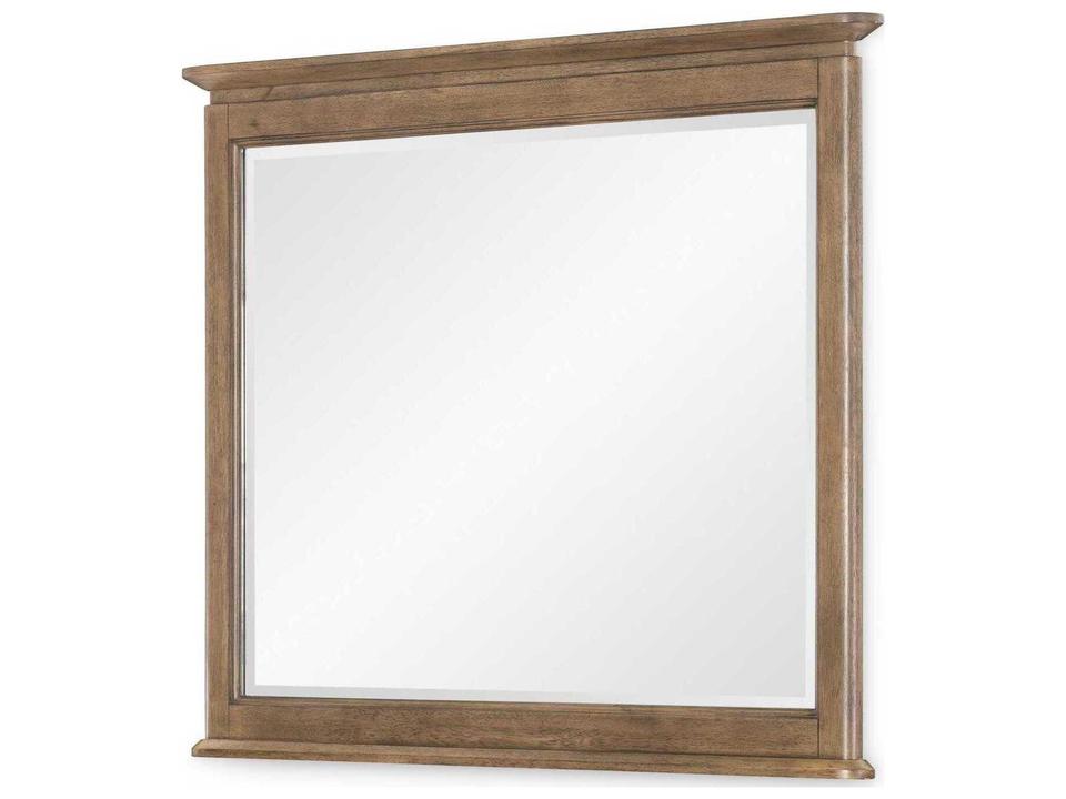 Beacon Hill Rectangular Dresser Mirror in Dusted Barley Finish