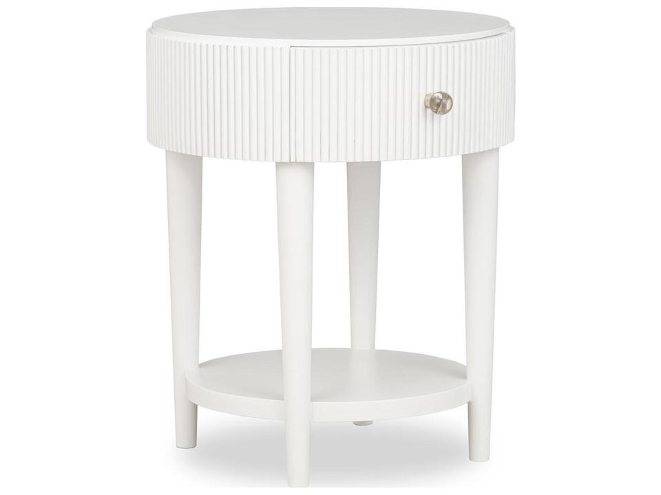 Adeline 1-Drawer Poplar Wood Nightstand