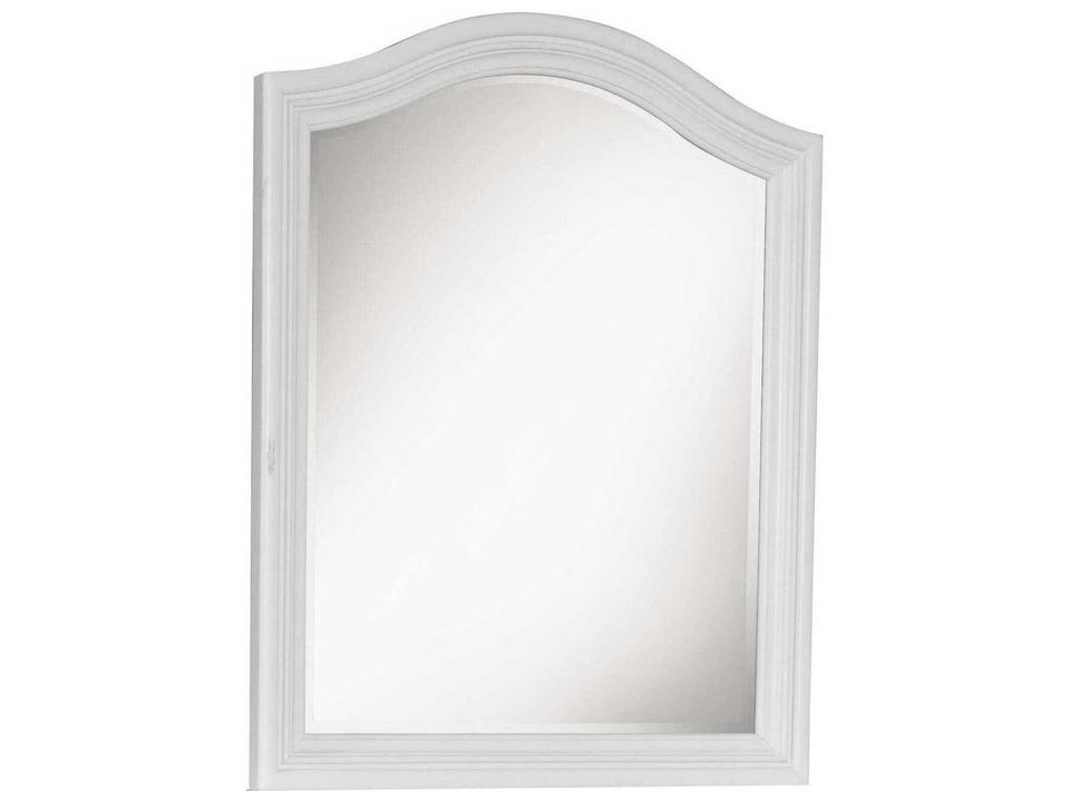 Madison Arched Dresser Mirror in Natural White