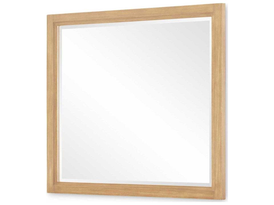 XXX's and OOO's Rectangular Mirror in Cocoa Finish