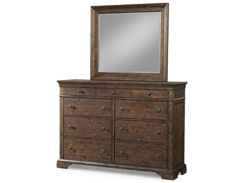 Trisha Yearwood Home Coffee Dresser Mirror Rectangular