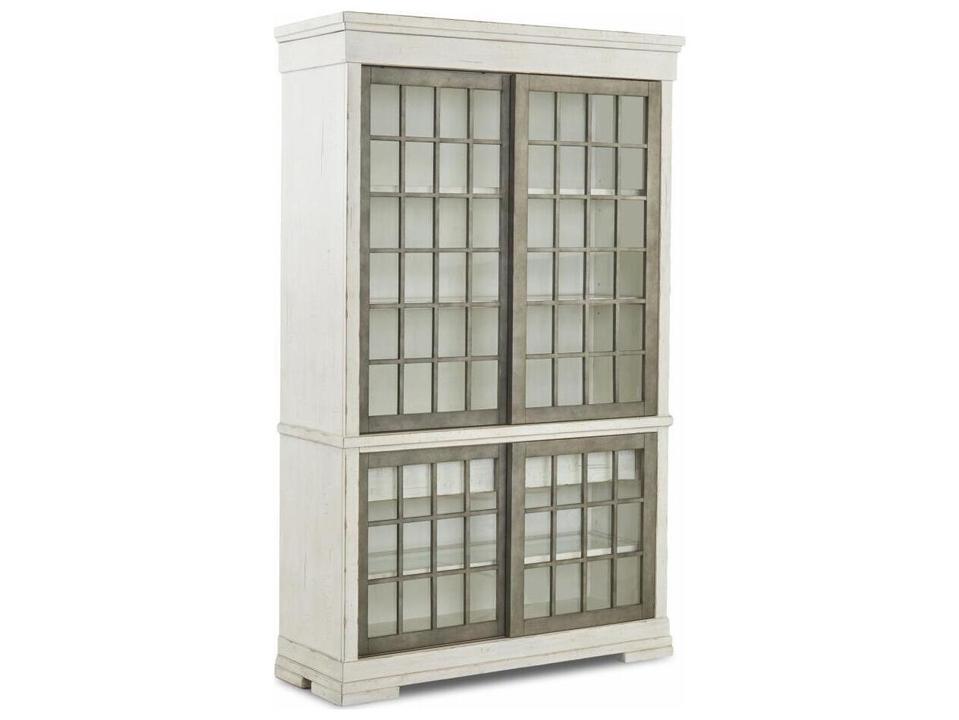 Coming Home Solid Wood Chalk Display Cabinet