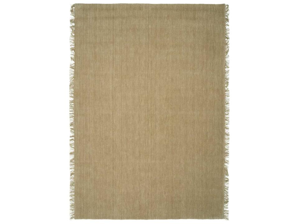 Abyss Bliss Area Rug Handcrafted Loom-Knotted Wool Yellow