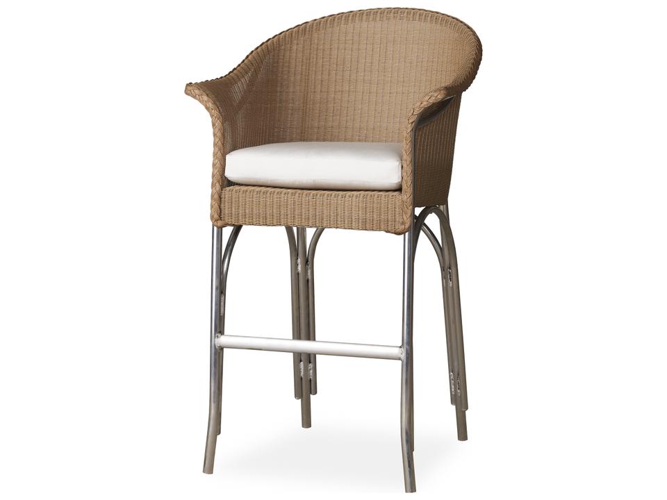 All Seasons Wicker Outdoor Bar Stool