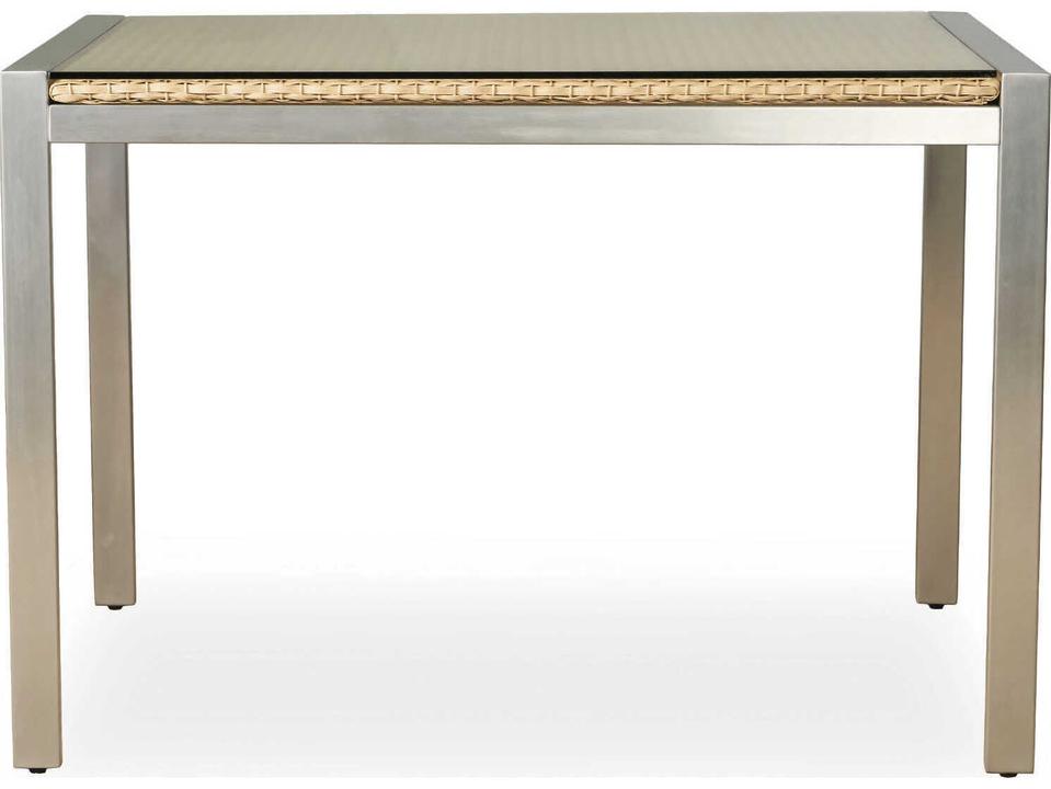 Elements 42 Inch Square Dining Table with Glass Top