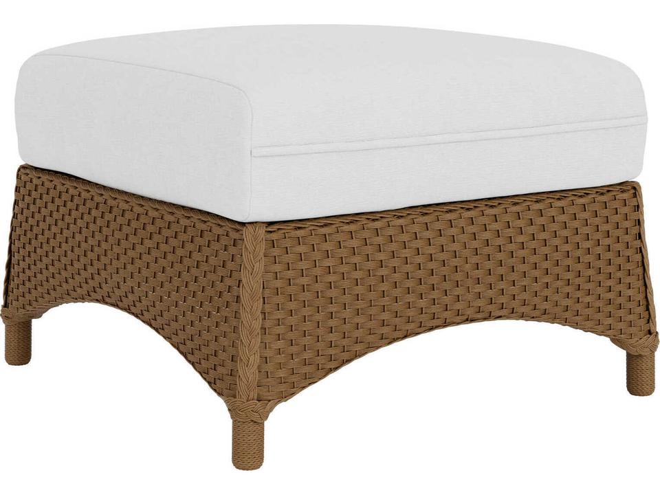 Mandalay Wicker Outdoor Patio Ottoman