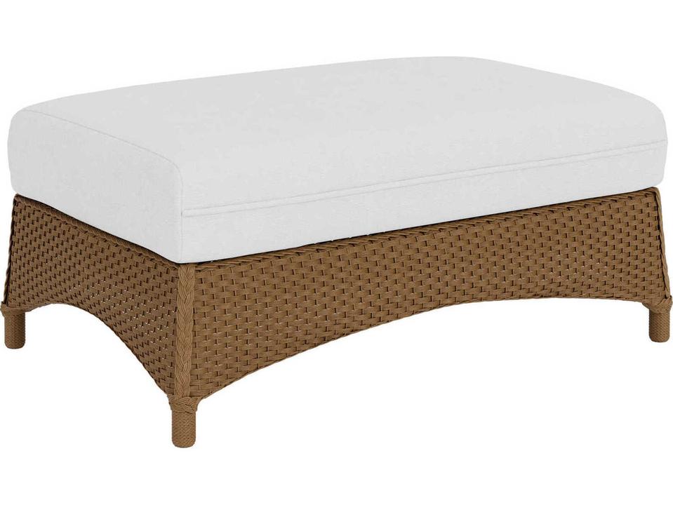 Mandalay Large Ottoman All-Weather Wicker