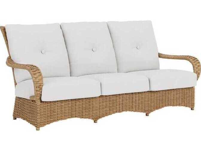 Magnolia Woven Vinyl Wicker Outdoor Sofa