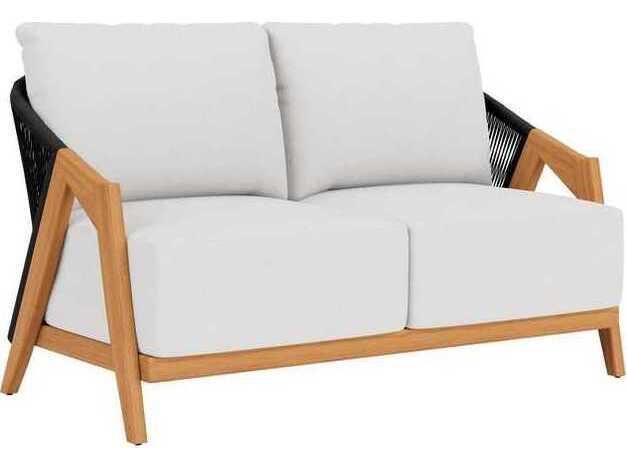 Alpine Loveseat in Premium Teak and Rope