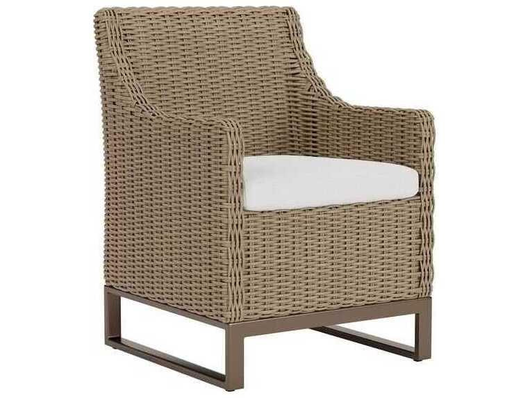 Milan Wicker Outdoor Dining Arm Chair