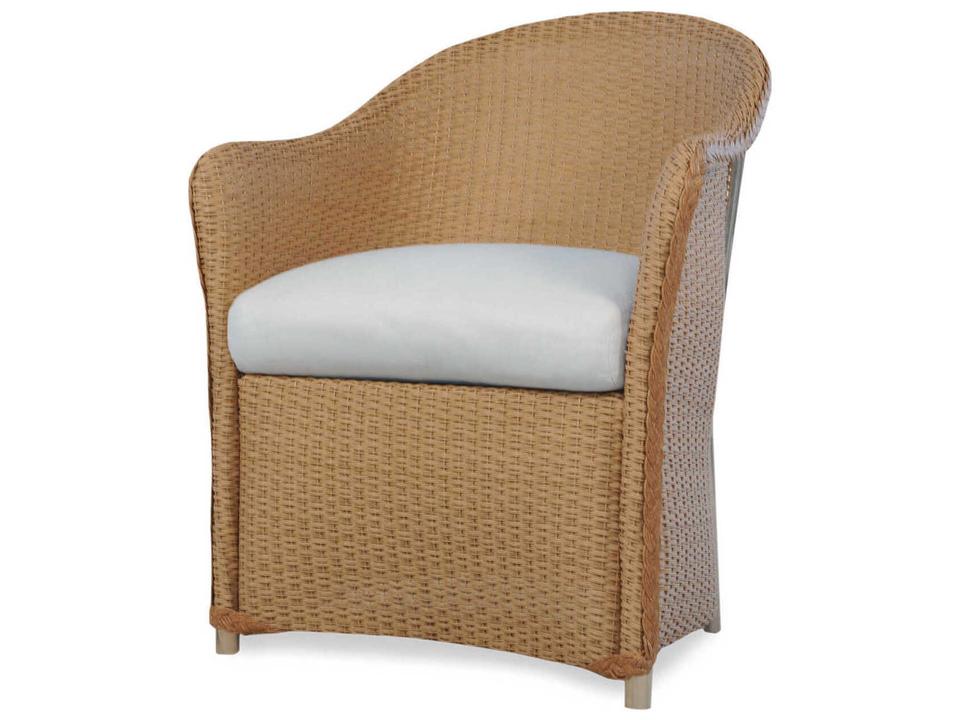 Weekend Retreat Lloyd Loom Wicker Dining Arm Chair