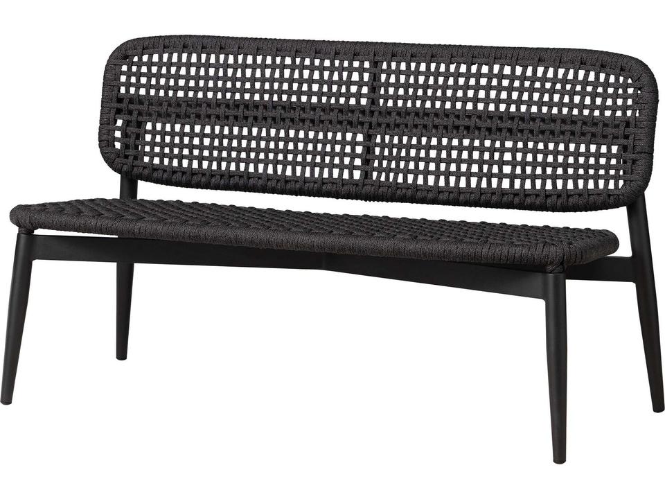 Burano Aluminum Rope Outdoor Loveseat