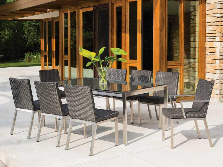Elements Steel Wicker Outdoor Dining Set
