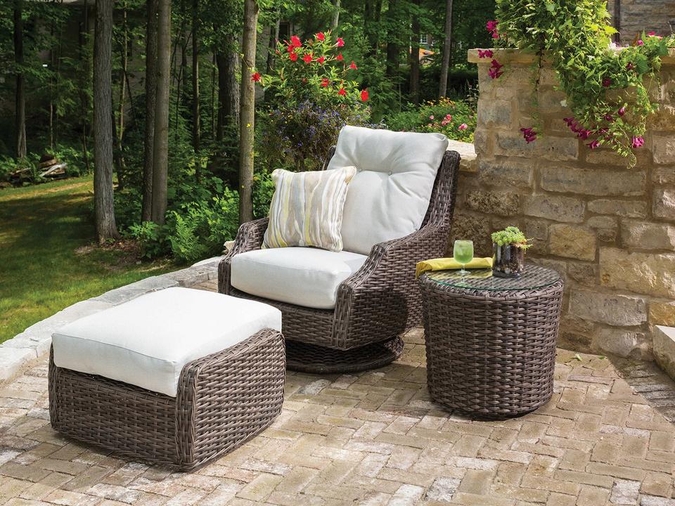 Largo Wicker Patio Lounge Set