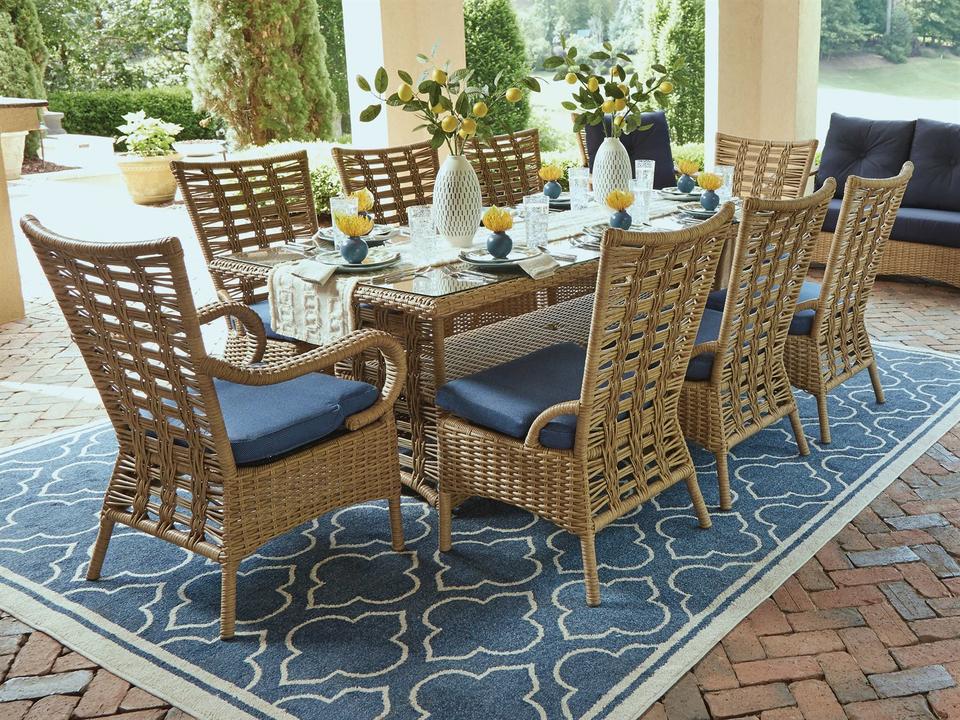 Magnolia Wicker Patio Dining Set