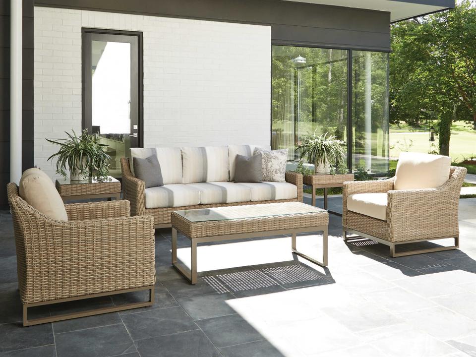 Milan Wicker Outdoor Lounge Set