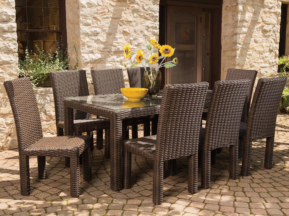 Mesa Wicker Outdoor Patio Dining Set