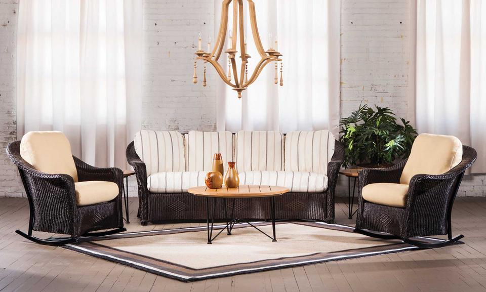 Reflections Wicker Cushion Outdoor Patio Lounge Set
