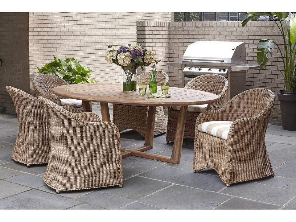 Tobago Wicker Patio Dining Set