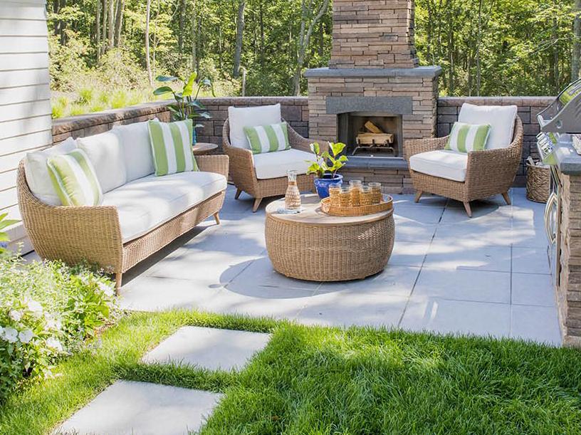 Tobago Wicker Patio Lounge Set